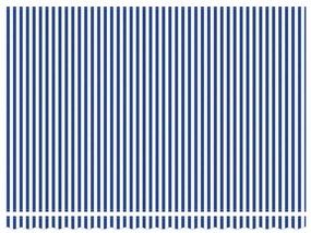 Behúzható napellenző Kék és fehér 450 × 300 cm szövet