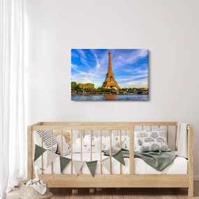 Kép - Eiffel-torony (90x60 cm)