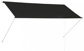 feltekerhető antracitszürke napellenző 250 x 150 cm