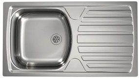 Mosogatótálca Alveus Basic 170 szürke 78x15 cm 1136534