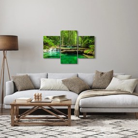 Kép - Zöld vízesés (90x60 cm)