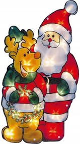Foxter Led Mikulás és rénszarvas 45 cm