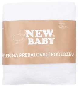 Huzat pelenkázó lapra New Baby 50x70 fehér
