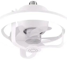 LED Csillár Lámpa Ventilátorral E27 Fehér Erős Fény Izzó