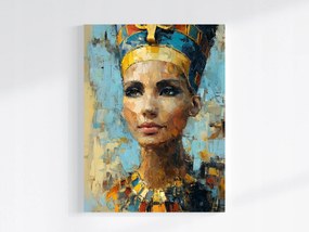 Canvas Vászonkép Portré Impasto Egyiptom Nefertiti Királynő 60x80