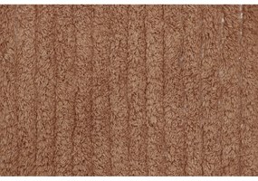 Téglavörös-bézs pamut futószőnyeg 80x230 cm Duetto Toffee – Lorena Canals