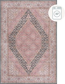 Rózsaszín mosható szőnyeg 190x290 cm Briony Traditional – Flair Rugs