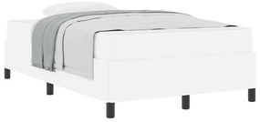 Ágykeret matraccal matracmal Fehér 120 x 200 cm Műbőr