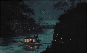 Fotótapéta Flizelin Dekoratív Hálószoba Esti fények 416x254