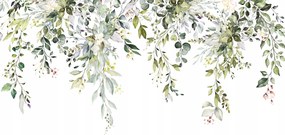 Fotótapéta 3D hatás Levelek pálma virágok 254 x 184