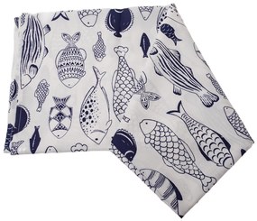 Halak vízálló asztali futó, 140 x 140 cm