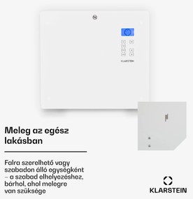 Klarstein Norderney, konvektor, 1000 W termosztát, időzítő, 20 m², fehér
