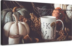 Vászonkép Tökök Retro Vintage Ősz 120x60