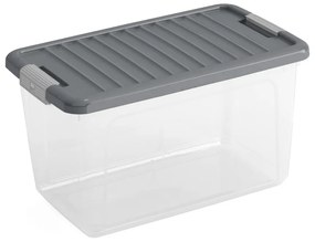 Fedeles műanyag tárolódoboz 49x30x28,5 cm W box M – KIS