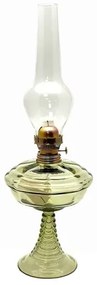 Petroleumlámpa MILADA 50 cm erdőzöld színben