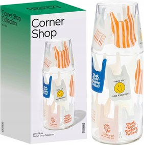 Karafka és pohár Üveg Egyedi Modern Design Doiy