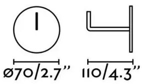 FARO 71556 - Akasztó a CAT fali lámpához