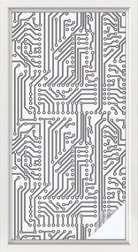 Ablakfólia öntapadós Adatvédelem Műszaki motívum 50x100