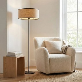 Emibig modern állólámpa eco barna fekete emi1654/lp1
