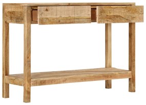 tömör mangófa tálalóasztal 2 fiókkal 110 x 35 x 75 cm