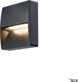 SLV 1002869 DOWNUNDER Kültéri Falba Építhető Lámpa Antracit LED IP65