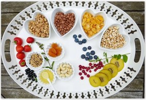 Poszterek 185x125 Egészséges reggeli Mussli