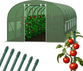 Nagy kerti fóliasátor 3x6 m