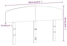 viaszbarna tömör fenyőfa fejtámla 150 cm