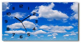Négyszögletes üvegóra vízszintesen Felhők az égen pl_zsp_60x30_f_85319325