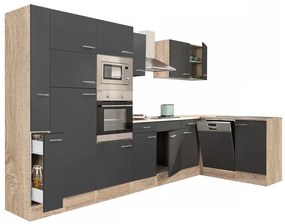 Yorki 370 sarok konyhabútor felülfagyasztós hűtős kivitelben