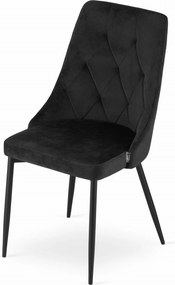 AKCIÓ Fekete bársony étkezőszék IMOLA II. osztály