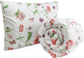 Egész éves paplan szett 140x200 cm üreges szálból, 70x90 cm párnával MEADOW FLOWERS