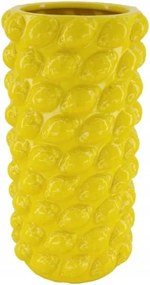Kerámia váza sárga 18x36cm