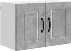 vidaXL Konyhaszekrény polcokkal Beton Szürke 60 x 31 x 40 cm Faanyag