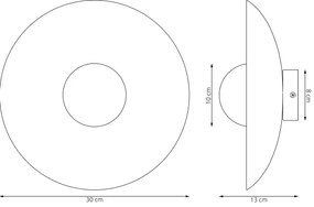Fali lámpa VIBEZ 1xG9/8W/230V fekete