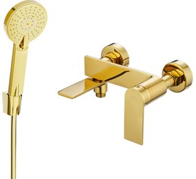 Mexen Zero R40 kádcsaptelep zuhanykészlettel, arany, 7113R40-50