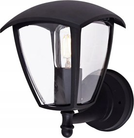 Fali lĂĄmpa fekete alumĂnium E27