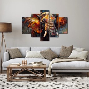 Kép - Egy elefánt festése (150x105 cm)