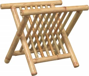 vidaXL bambusz újságtartó állvány 42 x 30,5 x 34,5 cm