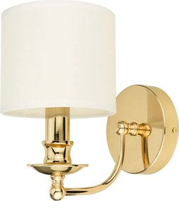 Cosmolight klasszikus fali lámpa abu dhabi 1 arany cosw01940au-wh