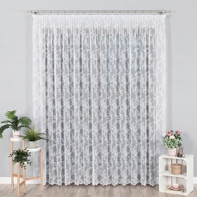 Jacquard Szalagfüggöny, Hosszú Apró Virágok 560cm széles x 250 cm