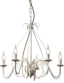 Klasszikus krém színű csillár 5 ággal - Giuseppe