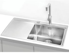 ALVEUS 1103653 - Mosogató PURE 86x52,5 cm satin, jobb