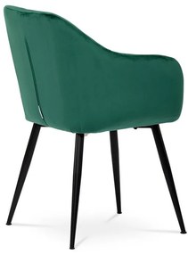 Zöld Bársony Étkezőszék. PIKA GRN4