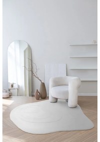 Fehér gyapjú szőnyeg 150x150 cm Olsen – Asiatic Carpets