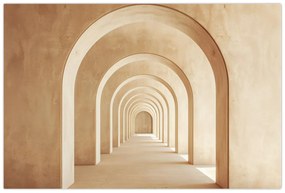 Kép - Bézs átjáró (90x60 cm)