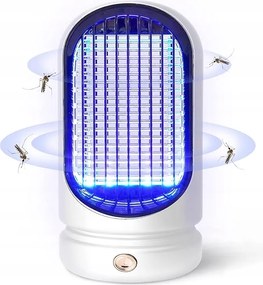 Rovarölő lámpa 5W Uv 3000V Usb szúnyogcsapda fehér szúnyogriasztó