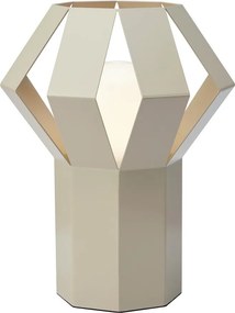 Bézs fém asztali lámpa fém búrával (magasság 27 cm) Octa – Markslöjd