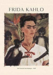 Frida Kahlo Önarckép poszter B1 100x70cm #322