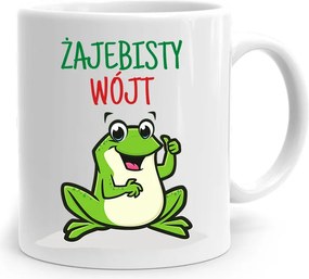 Bácsinak Ajándék Bögre Békás Bácsinak nyomott mintával